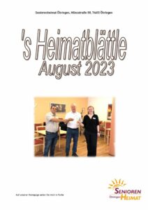 thumbnail of Heimatblättle August 2023