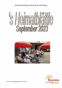 thumbnail of Heimatblättle September 2023